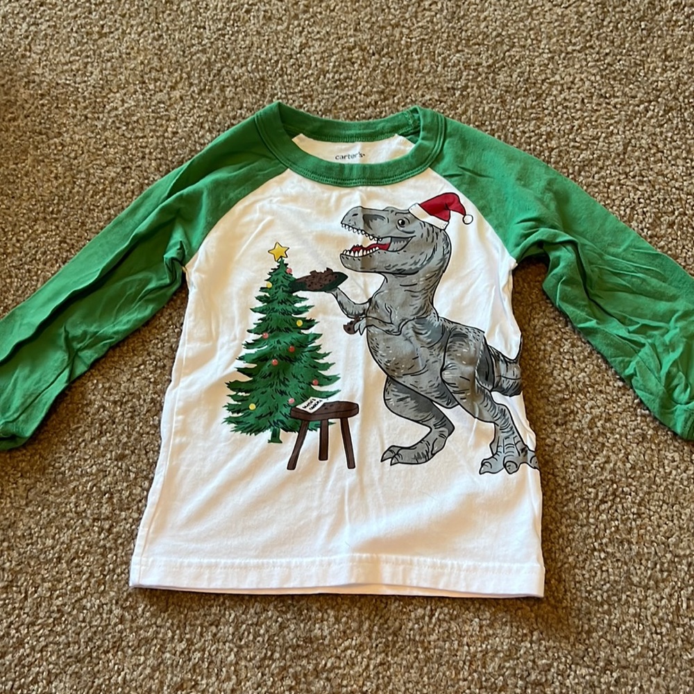 Carter’s 2T Dinosaur Cookie/Tree shirt